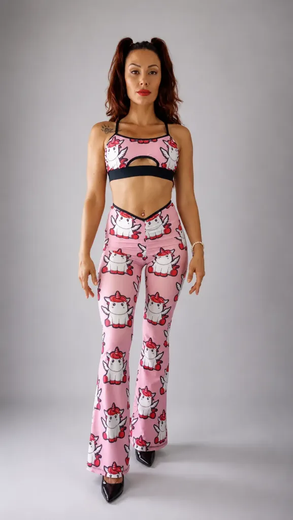 Pant Acampanado Unicornio